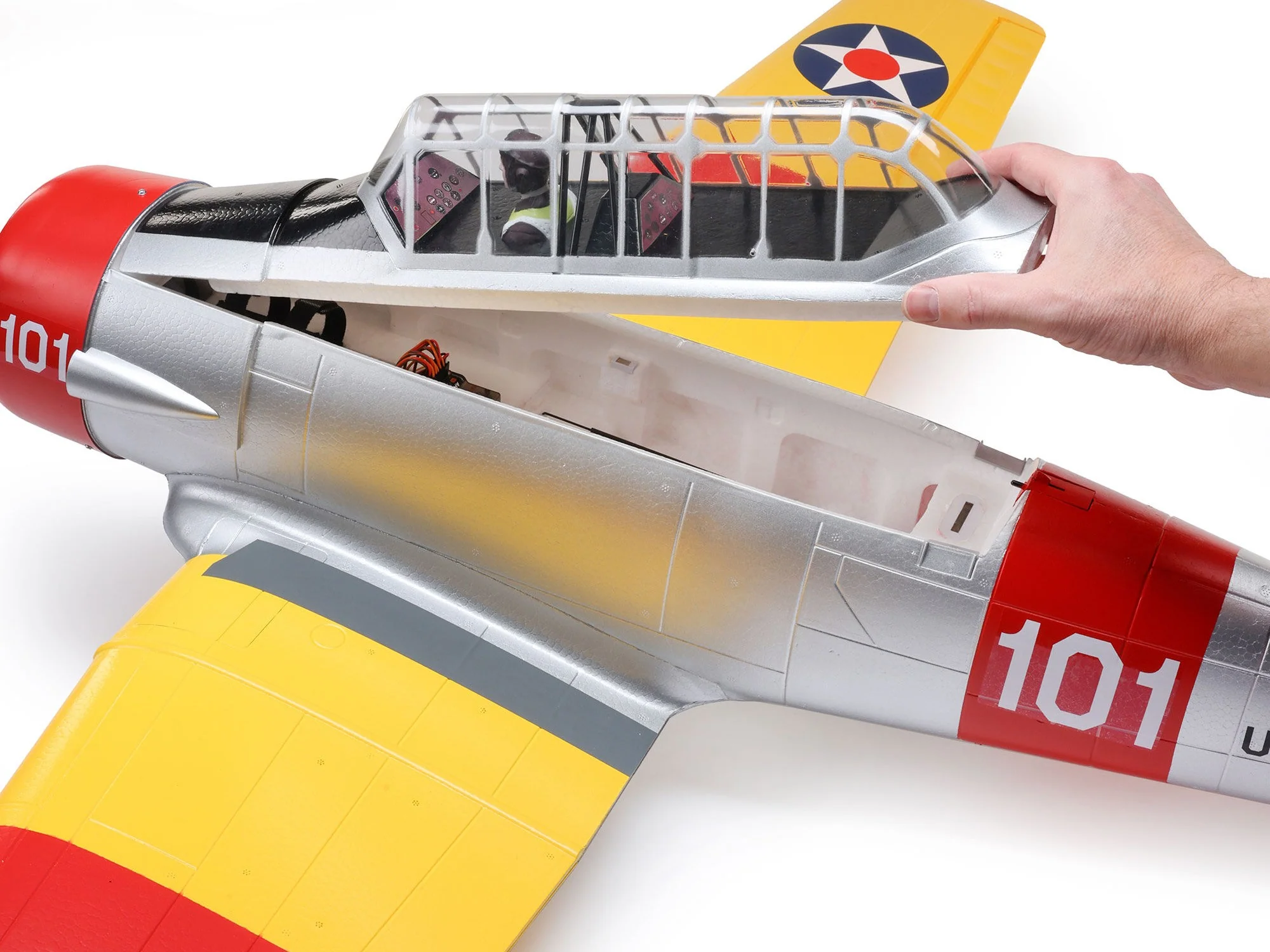 E-Flite SNJ-5/AT-6 Texan 1.5m BNF Basic with AS3X+ and SAFE Select EFL08750 - Image 13