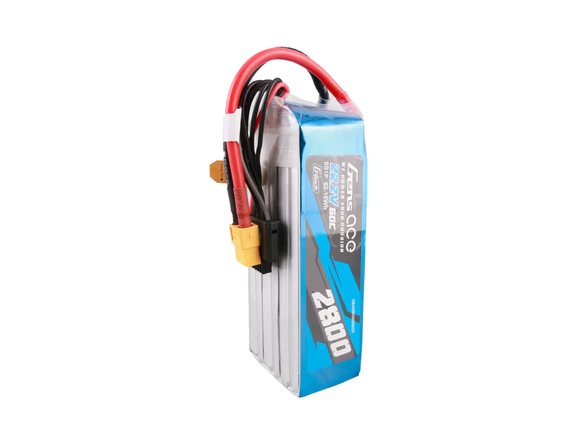 Gens Ace Li-Po G-Tech 6S 22.2V 2800mAh 60C with XT60 GT6S2800-60X6 - Image 4