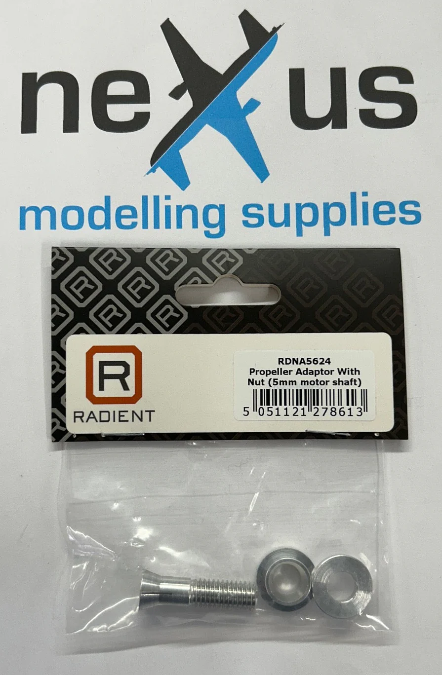Radient Propeller Adapter & Nut (for 5mm motor shaft) RDNA5624 - Image 6