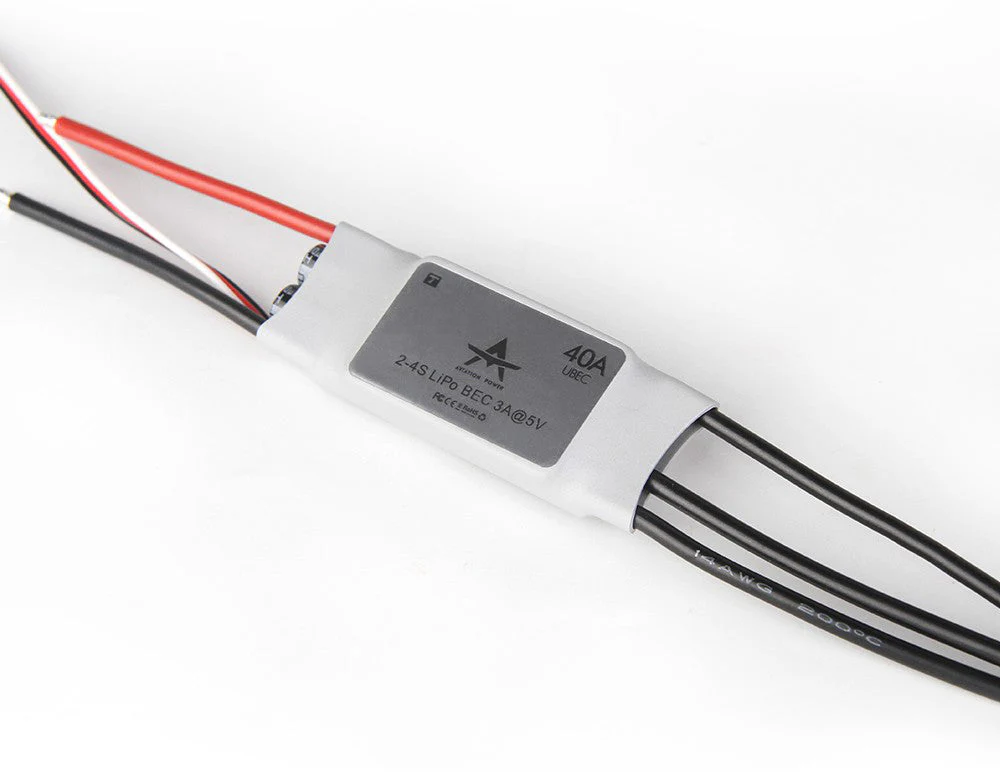 T-Motor AT-40A ESC (2-4S LiPo) BEC 5V/3A TM-AT40A