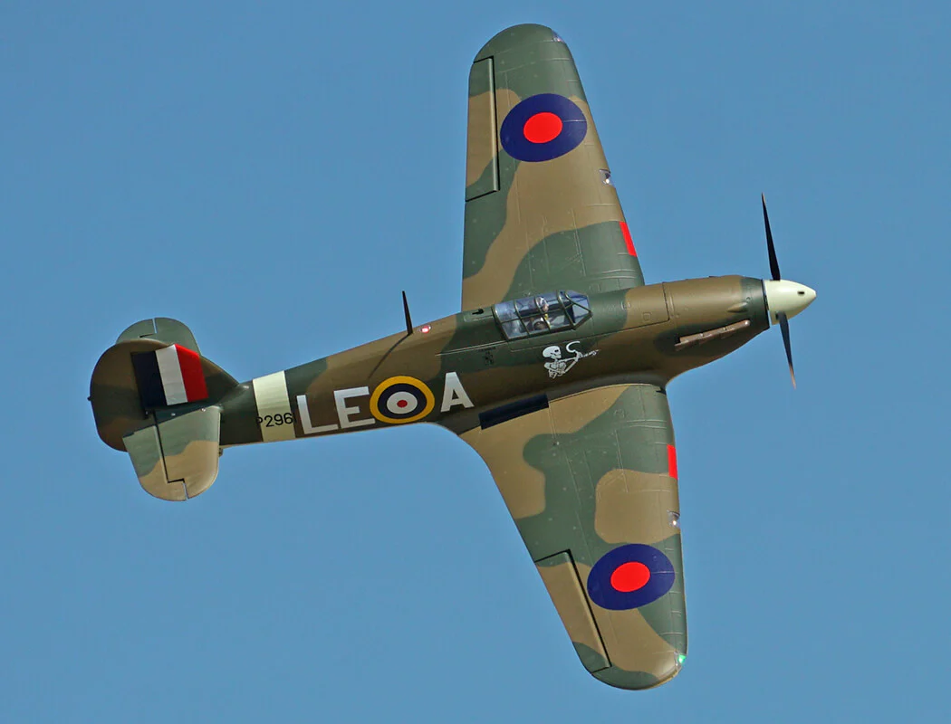 XFLY Hawker Hurricane Mk1 Brown/Green 1200mm PNP XF126P-B - Image 12
