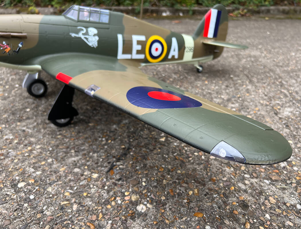 XFLY Hawker Hurricane Mk1 Brown/Green 1200mm PNP XF126P-B - Image 14