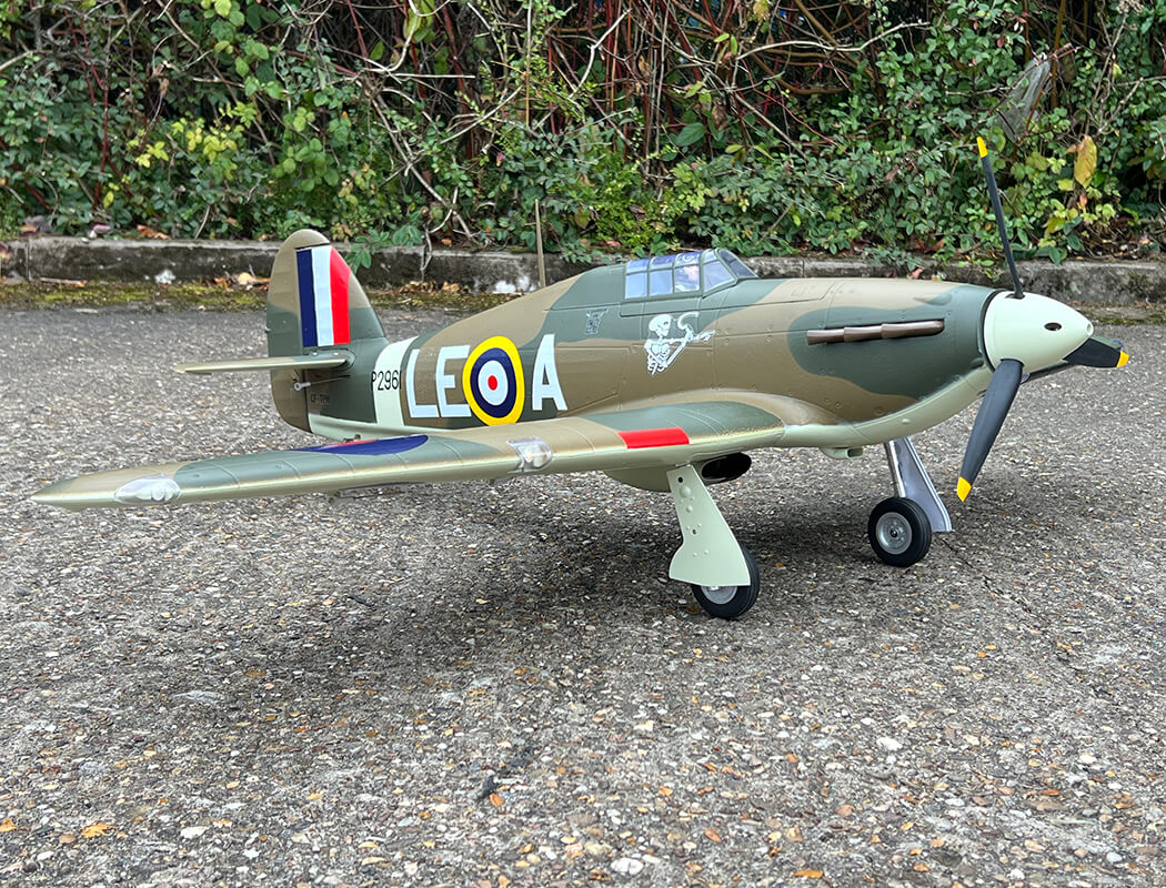 XFLY Hawker Hurricane Mk1 Brown/Green 1200mm PNP XF126P-B - Image 20
