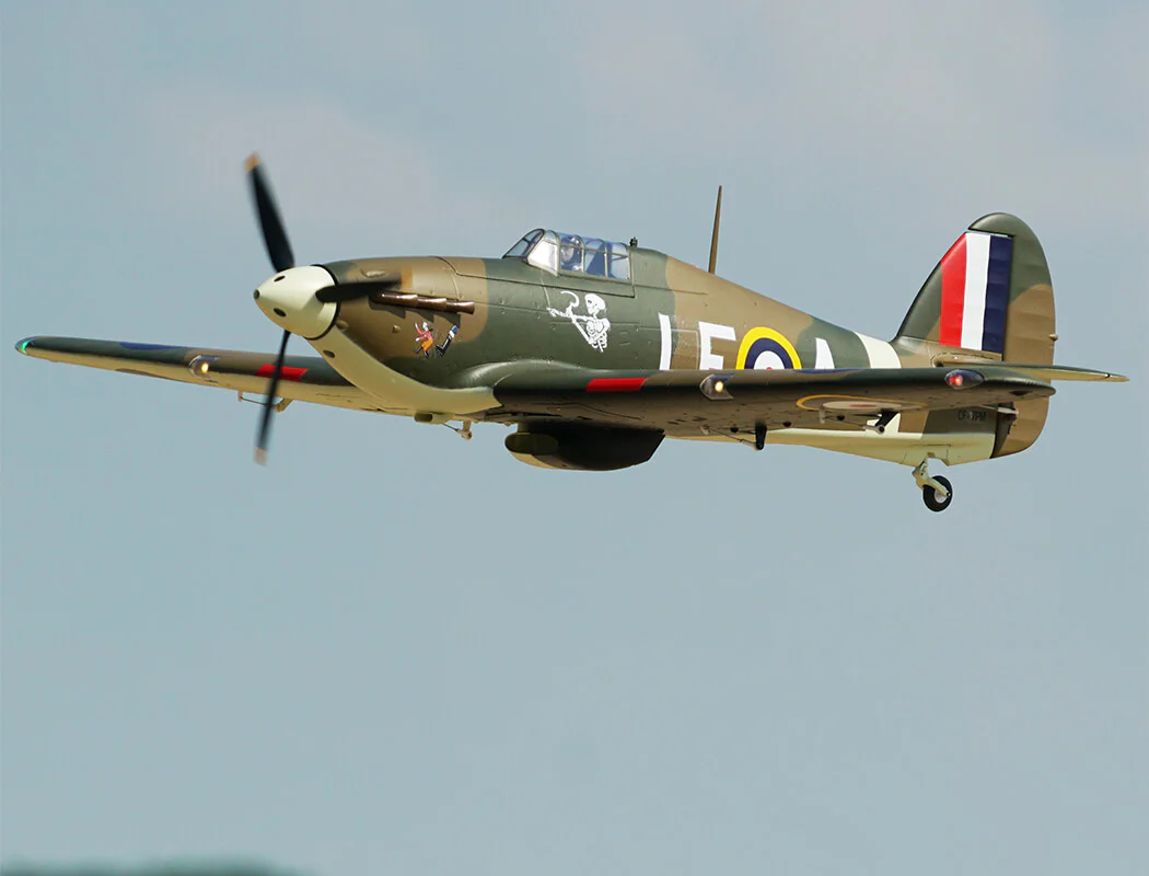 XFLY Hawker Hurricane Mk1 Brown/Green 1200mm PNP XF126P-B - Image 23
