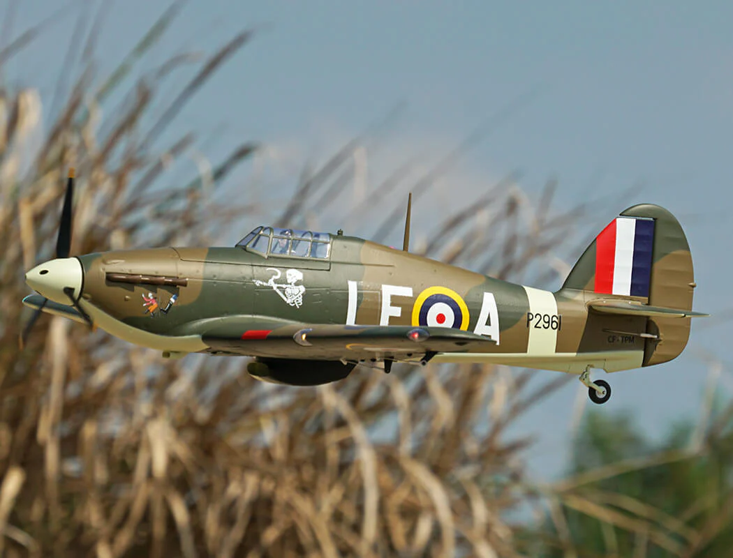 XFLY Hawker Hurricane Mk1 Brown/Green 1200mm PNP XF126P-B - Image 24