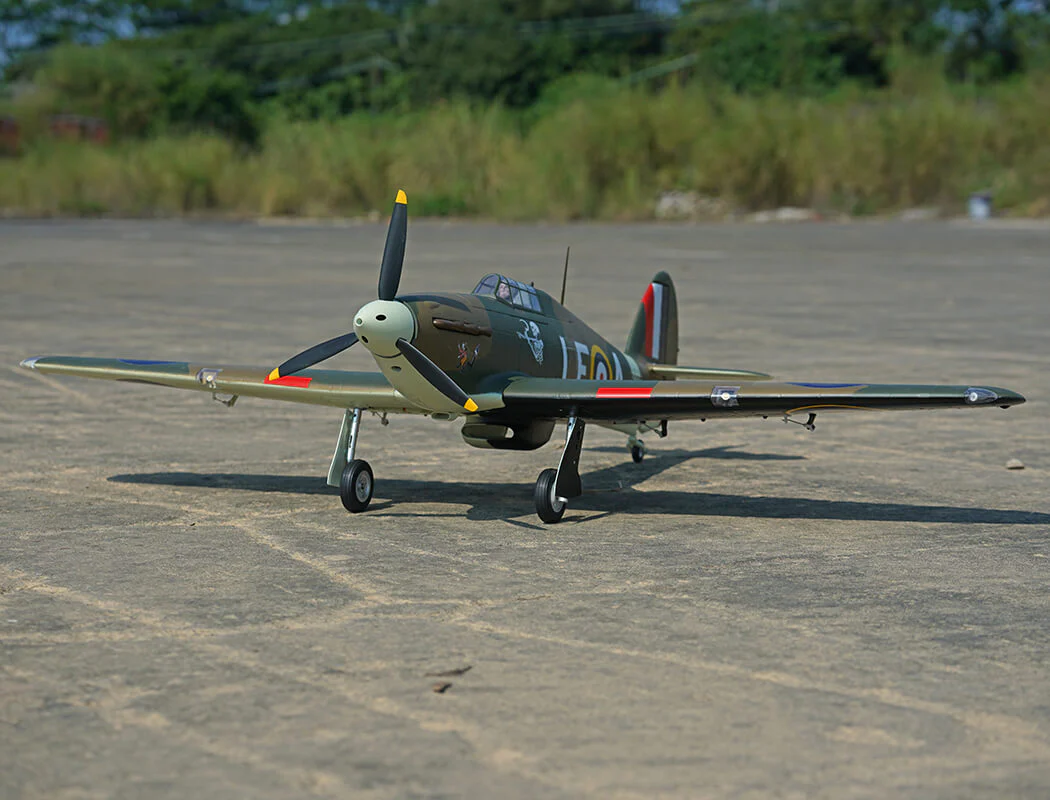 XFLY Hawker Hurricane Mk1 Brown/Green 1200mm PNP XF126P-B - Image 3