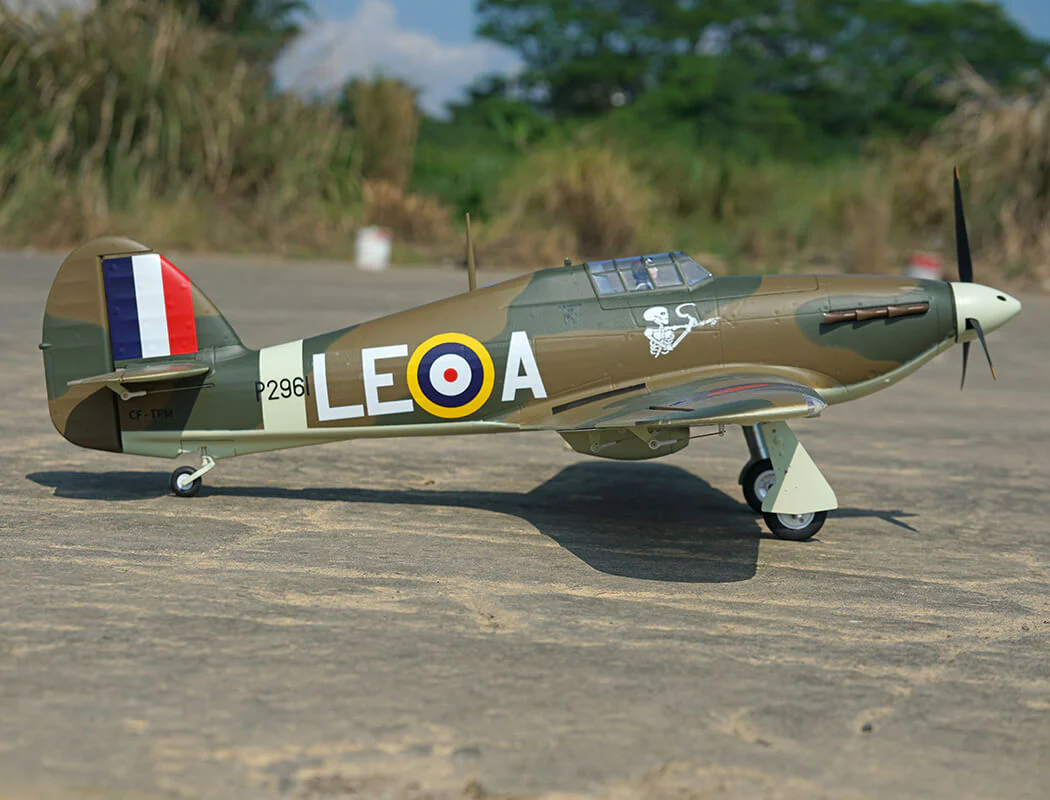 XFLY Hawker Hurricane Mk1 Brown/Green 1200mm PNP XF126P-B - Image 4