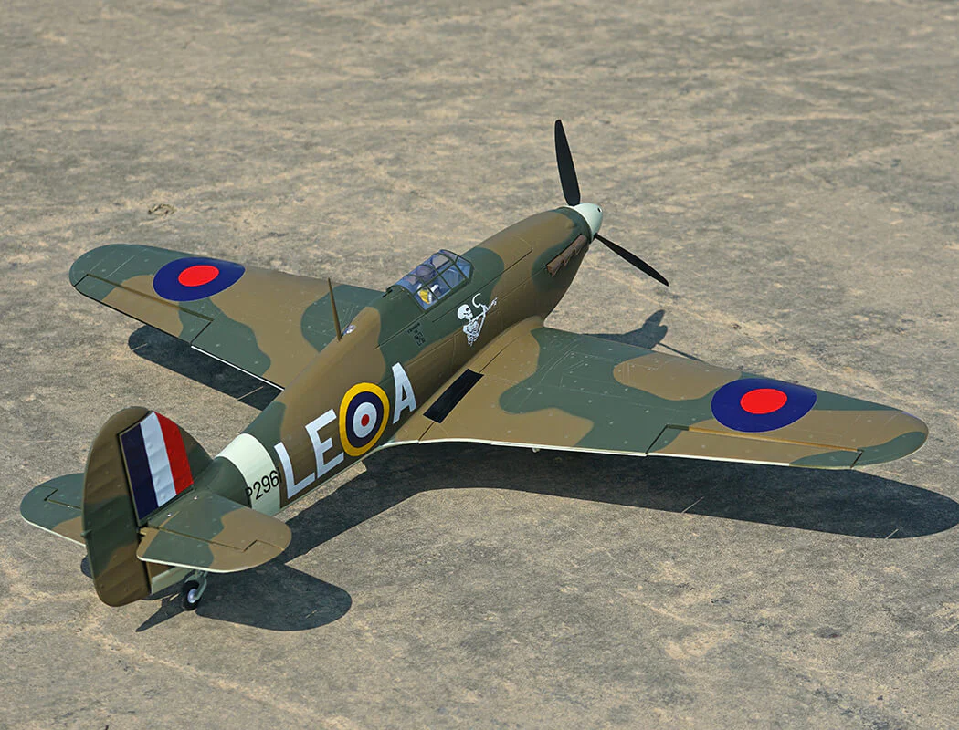 XFLY Hawker Hurricane Mk1 Brown/Green 1200mm PNP XF126P-B - Image 5