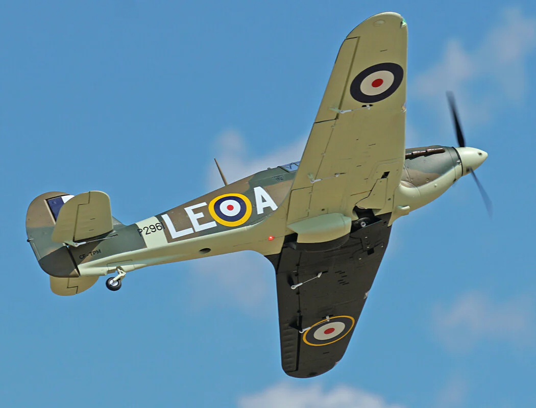 XFLY Hawker Hurricane Mk1 Brown/Green 1200mm PNP XF126P-B - Image 7