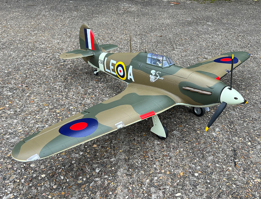 XFLY Hawker Hurricane Mk1 Brown/Green 1200mm PNP XF126P-B - Image 8
