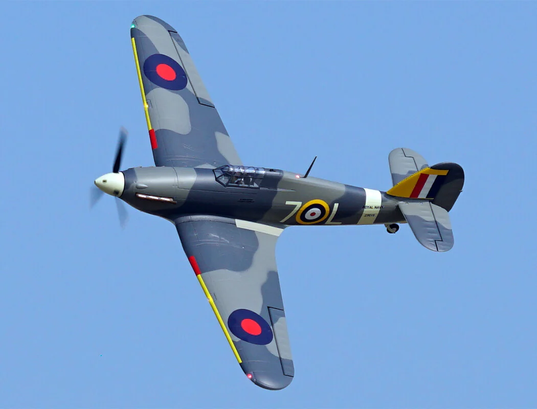 XFLY Hawker Sea Hurricane Mk1 Grey/Green 1200mm PNP XF126P-N - Image 12