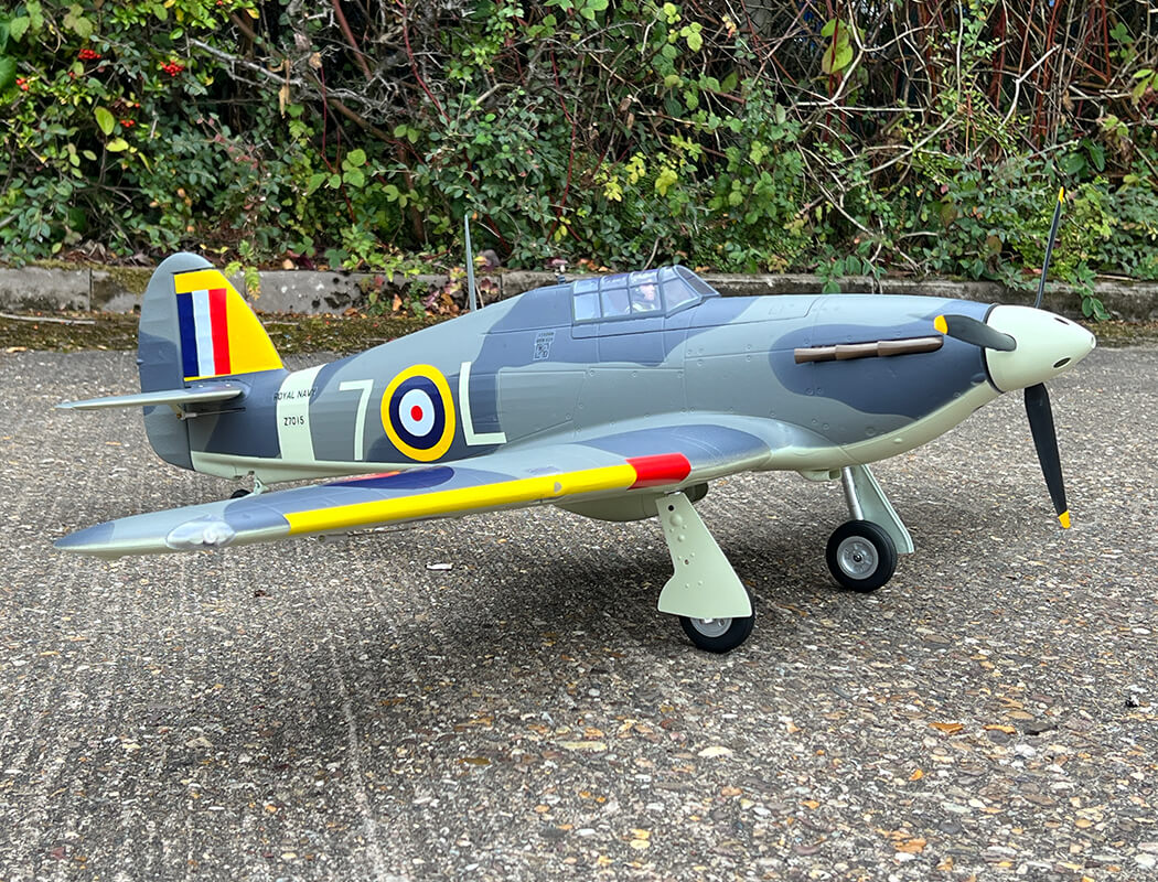 XFLY Hawker Sea Hurricane Mk1 Grey/Green 1200mm PNP XF126P-N - Image 14