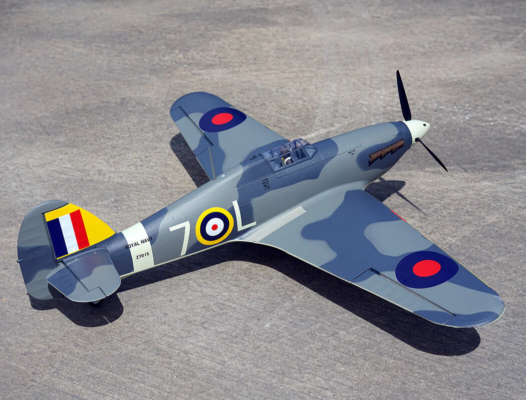 XFLY Hawker Sea Hurricane Mk1 Grey/Green 1200mm PNP XF126P-N - Image 16