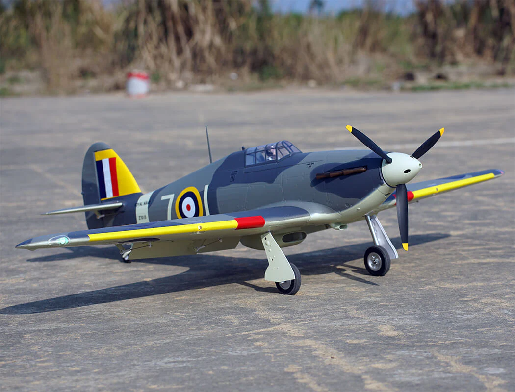 XFLY Hawker Sea Hurricane Mk1 Grey/Green 1200mm PNP XF126P-N - Image 2