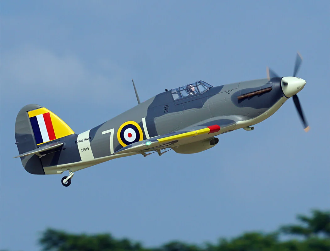XFLY Hawker Sea Hurricane Mk1 Grey/Green 1200mm PNP XF126P-N - Image 21