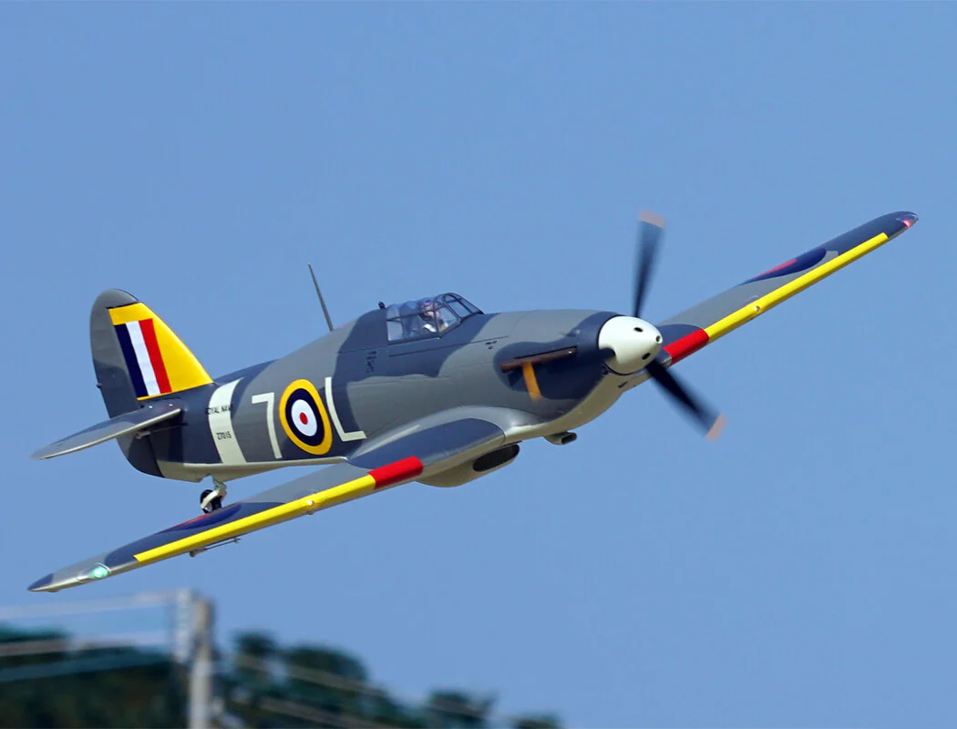 XFLY Hawker Sea Hurricane Mk1 Grey/Green 1200mm PNP XF126P-N - Image 23