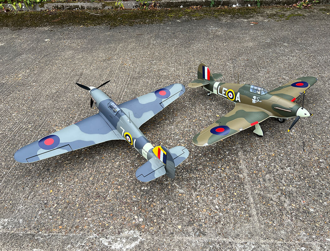 XFLY Hawker Sea Hurricane Mk1 Grey/Green 1200mm PNP XF126P-N - Image 24