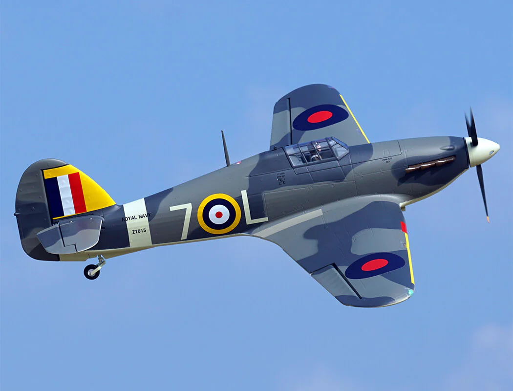 XFLY Hawker Sea Hurricane Mk1 Grey/Green 1200mm PNP XF126P-N - Image 26