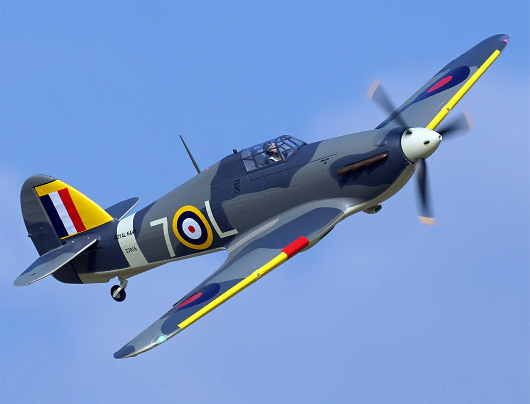 XFLY Hawker Sea Hurricane Mk1 Grey/Green 1200mm PNP XF126P-N - Image 27