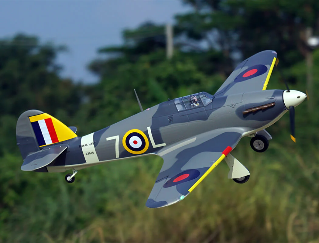 XFLY Hawker Sea Hurricane Mk1 Grey/Green 1200mm PNP XF126P-N - Image 29