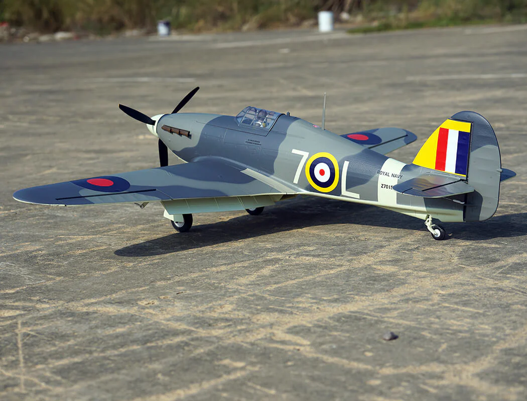 XFLY Hawker Sea Hurricane Mk1 Grey/Green 1200mm PNP XF126P-N - Image 3