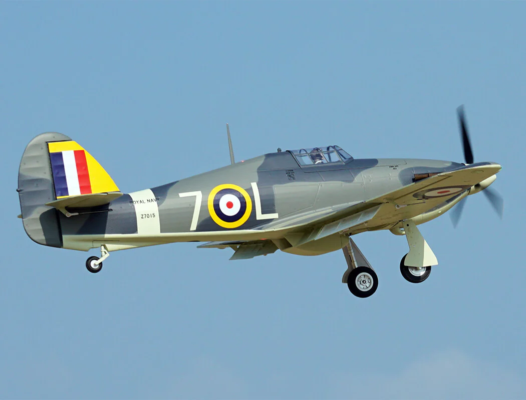 XFLY Hawker Sea Hurricane Mk1 Grey/Green 1200mm PNP XF126P-N - Image 30