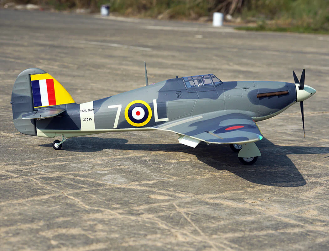 XFLY Hawker Sea Hurricane Mk1 Grey/Green 1200mm PNP XF126P-N - Image 4